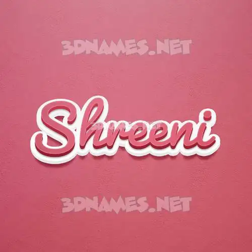 shreeni in Red Scribble style - 3D name wallpaper shreeni in Red Scribble style - 3D name wallpaper