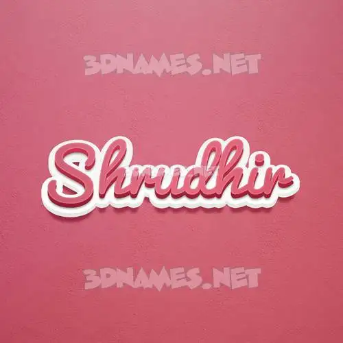 shrudhir in Red Scribble style - 3D name wallpaper shrudhir in Red Scribble style - 3D name wallpaper
