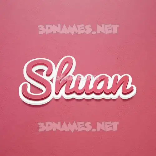shuan in Red Scribble style - 3D name wallpaper shuan in Red Scribble style - 3D name wallpaper