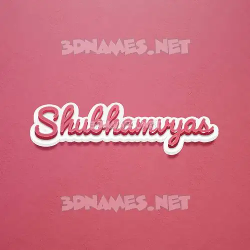 shubhamvyas in Red Scribble style - 3D name wallpaper shubhamvyas in Red Scribble style - 3D name wallpaper