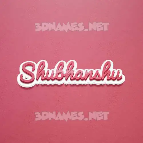 shubhanshu in Red Scribble style - 3D name wallpaper shubhanshu in Red Scribble style - 3D name wallpaper