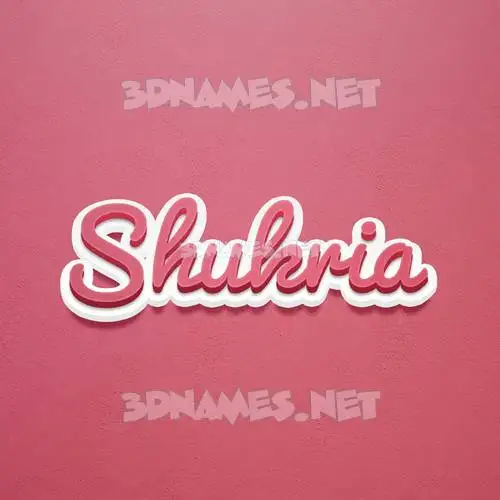 shukria in Red Scribble style - 3D name wallpaper shukria in Red Scribble style - 3D name wallpaper