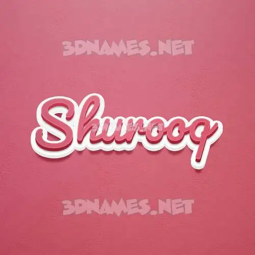 shurooq in Red Scribble style - 3D name wallpaper shurooq in Red Scribble style - 3D name wallpaper