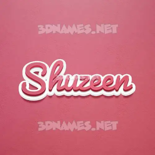 shuzeen in Red Scribble style - 3D name wallpaper shuzeen in Red Scribble style - 3D name wallpaper