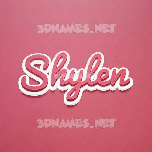shylen in Red Scribble style - 3D name wallpaper shylen in Red Scribble style - 3D name wallpaper
