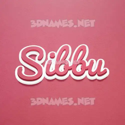 sibbu in Red Scribble style - 3D name wallpaper sibbu in Red Scribble style - 3D name wallpaper