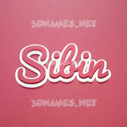 sibin in Red Scribble style - 3D name wallpaper sibin in Red Scribble style - 3D name wallpaper