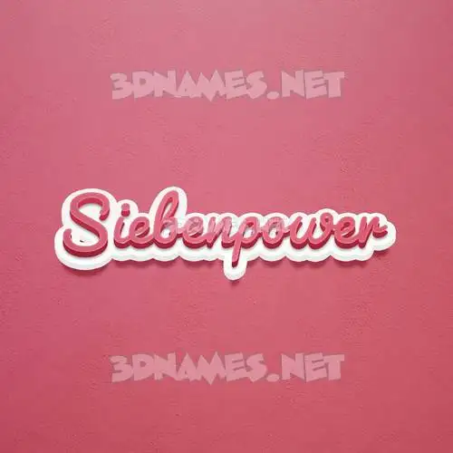siebenpower in Red Scribble style - 3D name wallpaper siebenpower in Red Scribble style - 3D name wallpaper