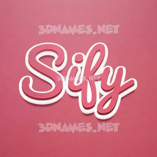 sify in Red Scribble style - 3D name wallpaper sify in Red Scribble style - 3D name wallpaper