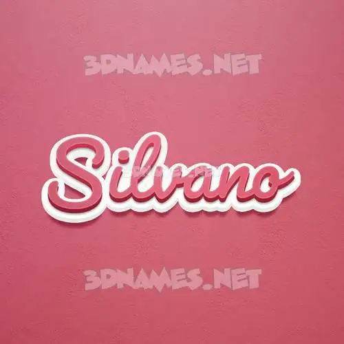 silvano in Red Scribble style - 3D name wallpaper silvano in Red Scribble style - 3D name wallpaper