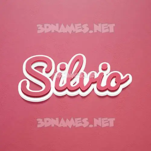 silvio in Red Scribble style - 3D name wallpaper silvio in Red Scribble style - 3D name wallpaper
