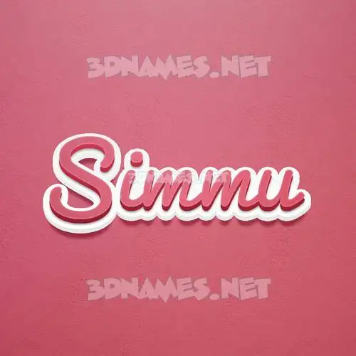 simmu in Red Scribble style - 3D name wallpaper simmu in Red Scribble style - 3D name wallpaper