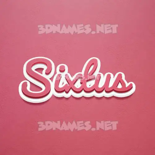 sixtus in Red Scribble style - 3D name wallpaper sixtus in Red Scribble style - 3D name wallpaper