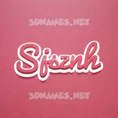 sjsznh in Red Scribble style - 3D name wallpaper sjsznh in Red Scribble style - 3D name wallpaper