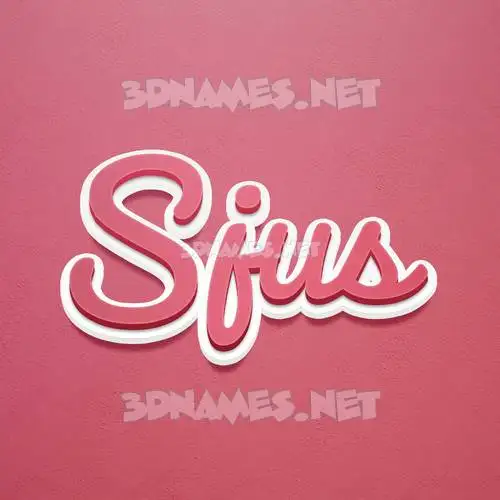 sjus in Red Scribble style - 3D name wallpaper sjus in Red Scribble style - 3D name wallpaper