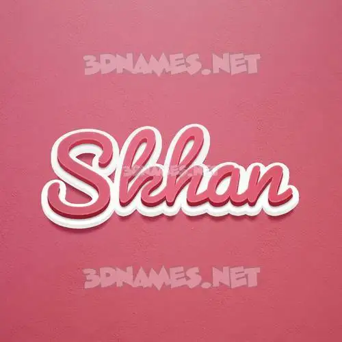 skhan in Red Scribble style - 3D name wallpaper skhan in Red Scribble style - 3D name wallpaper