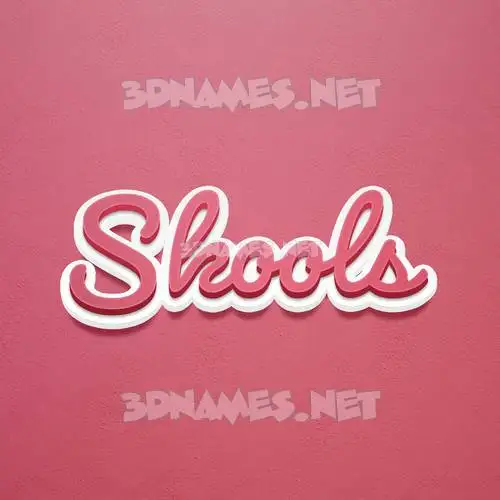 skools in Red Scribble style - 3D name wallpaper skools in Red Scribble style - 3D name wallpaper