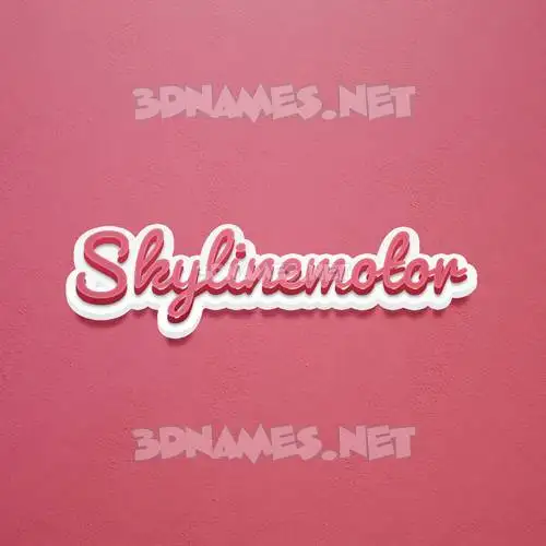 skylinemotor in Red Scribble style - 3D name wallpaper skylinemotor in Red Scribble style - 3D name wallpaper