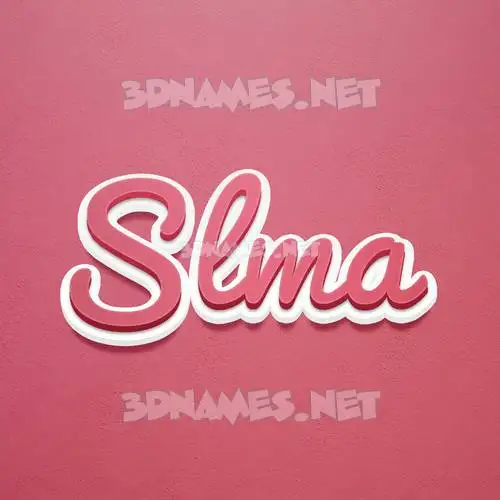 slma in Red Scribble style - 3D name wallpaper slma in Red Scribble style - 3D name wallpaper