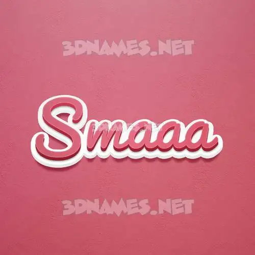 smaaa in Red Scribble style - 3D name wallpaper smaaa in Red Scribble style - 3D name wallpaper