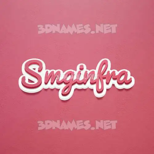 smginfra in Red Scribble style - 3D name wallpaper smginfra in Red Scribble style - 3D name wallpaper