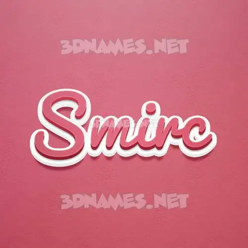 smirc in Red Scribble style - 3D name wallpaper smirc in Red Scribble style - 3D name wallpaper