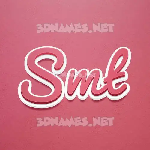 smt in Red Scribble style - 3D name wallpaper smt in Red Scribble style - 3D name wallpaper