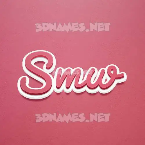 smw in Red Scribble style - 3D name wallpaper smw in Red Scribble style - 3D name wallpaper