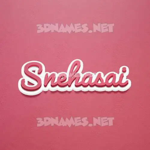 snehasai in Red Scribble style - 3D name wallpaper snehasai in Red Scribble style - 3D name wallpaper