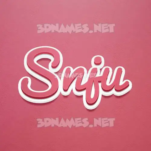 snju in Red Scribble style - 3D name wallpaper snju in Red Scribble style - 3D name wallpaper