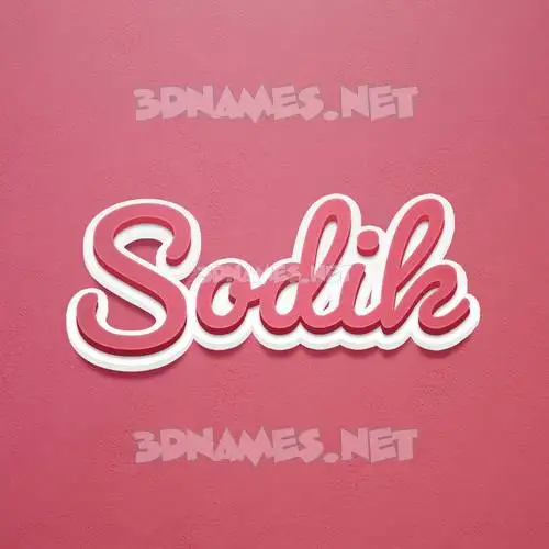 sodik in Red Scribble style - 3D name wallpaper sodik in Red Scribble style - 3D name wallpaper