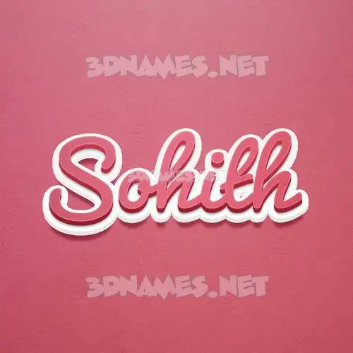 sohith in Red Scribble style - 3D name wallpaper sohith in Red Scribble style - 3D name wallpaper