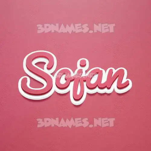 sojan in Red Scribble style - 3D name wallpaper sojan in Red Scribble style - 3D name wallpaper