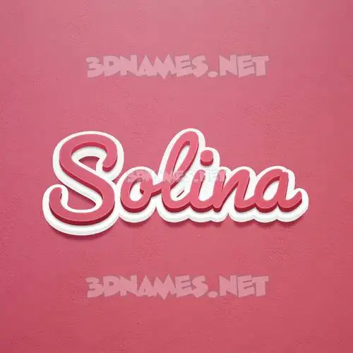 solina in Red Scribble style - 3D name wallpaper solina in Red Scribble style - 3D name wallpaper