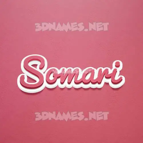 somari in Red Scribble style - 3D name wallpaper somari in Red Scribble style - 3D name wallpaper