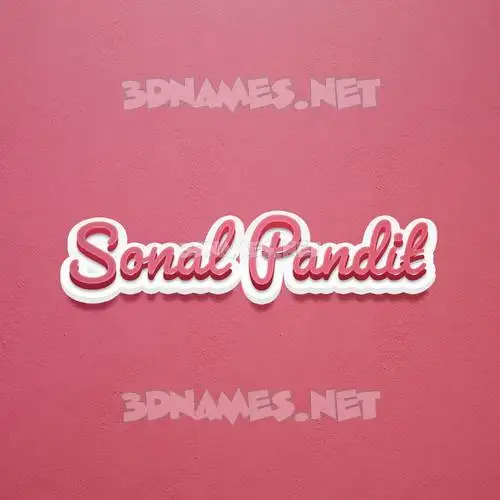 sonal pandit in Red Scribble style - 3D name wallpaper sonal pandit in Red Scribble style - 3D name wallpaper