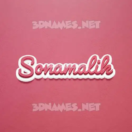 sonamalik in Red Scribble style - 3D name wallpaper sonamalik in Red Scribble style - 3D name wallpaper