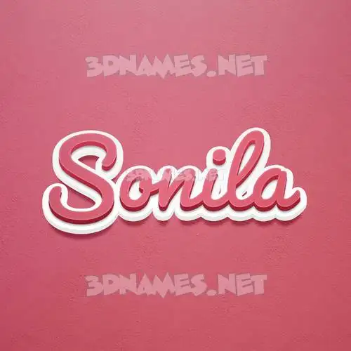 sonila in Red Scribble style - 3D name wallpaper sonila in Red Scribble style - 3D name wallpaper