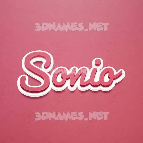 sonio in Red Scribble style - 3D name wallpaper sonio in Red Scribble style - 3D name wallpaper