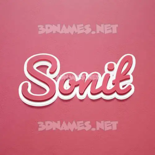 sonit in Red Scribble style - 3D name wallpaper sonit in Red Scribble style - 3D name wallpaper