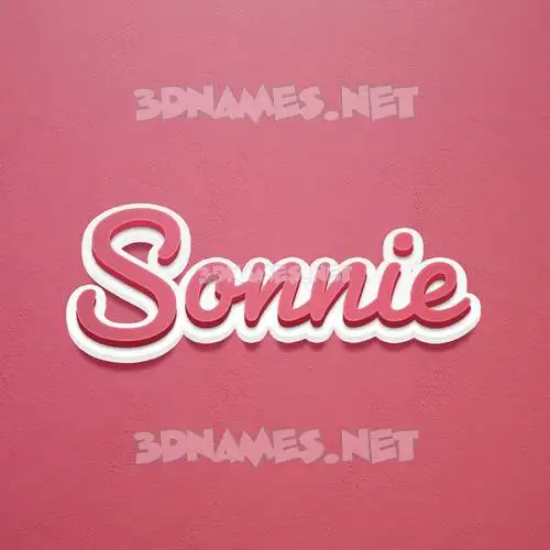 sonnie in Red Scribble style - 3D name wallpaper sonnie in Red Scribble style - 3D name wallpaper