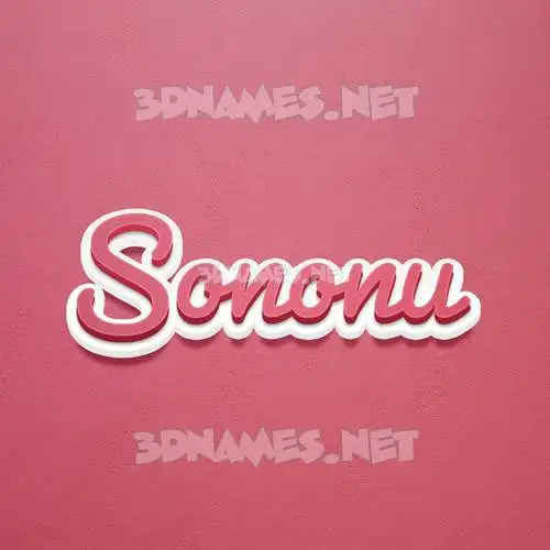sononu in Red Scribble style - 3D name wallpaper sononu in Red Scribble style - 3D name wallpaper