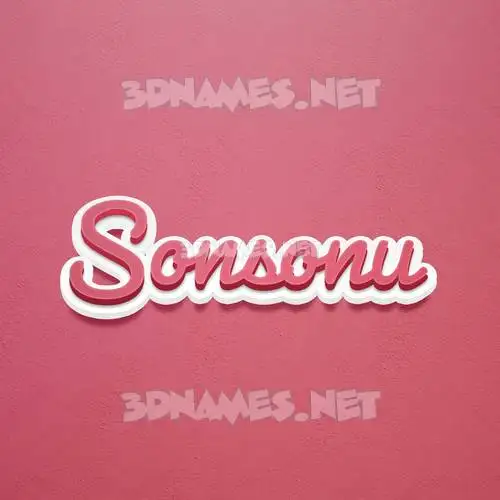 sonsonu in Red Scribble style - 3D name wallpaper sonsonu in Red Scribble style - 3D name wallpaper