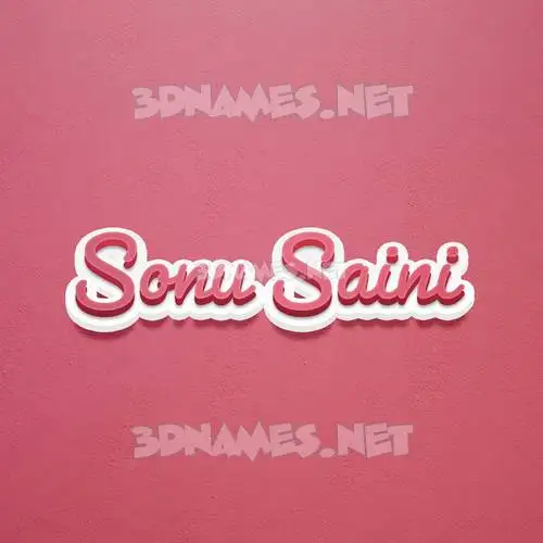 sonu saini in Red Scribble style - 3D name wallpaper sonu saini in Red Scribble style - 3D name wallpaper
