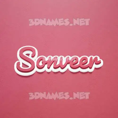 sonveer in Red Scribble style - 3D name wallpaper sonveer in Red Scribble style - 3D name wallpaper