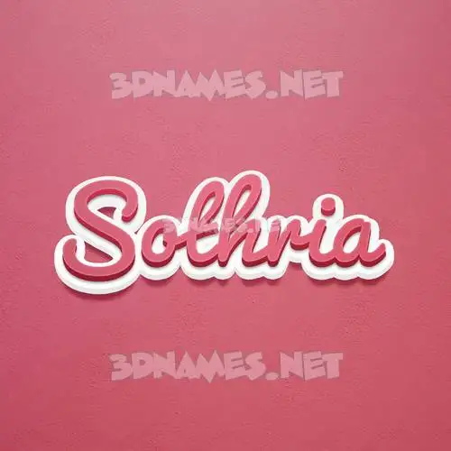 sothria in Red Scribble style - 3D name wallpaper sothria in Red Scribble style - 3D name wallpaper