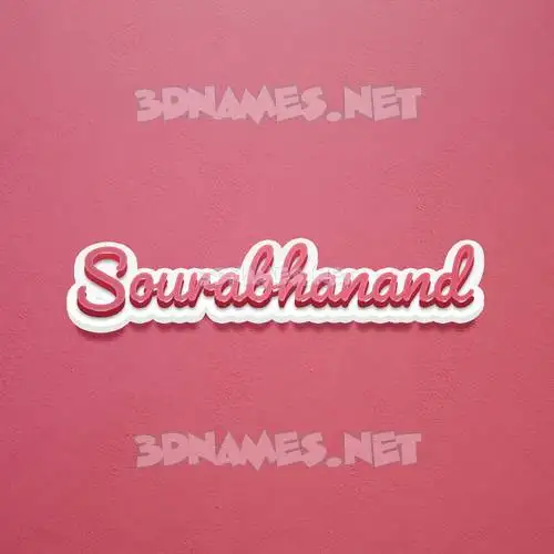 sourabhanand in Red Scribble style - 3D name wallpaper sourabhanand in Red Scribble style - 3D name wallpaper