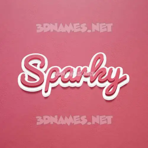 sparky in Red Scribble style - 3D name wallpaper sparky in Red Scribble style - 3D name wallpaper