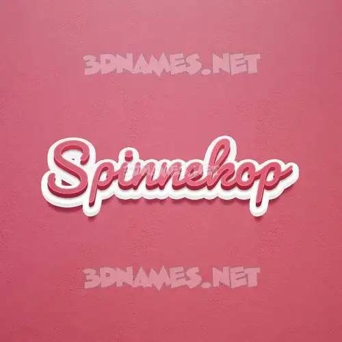 spinnekop in Red Scribble style - 3D name wallpaper spinnekop in Red Scribble style - 3D name wallpaper