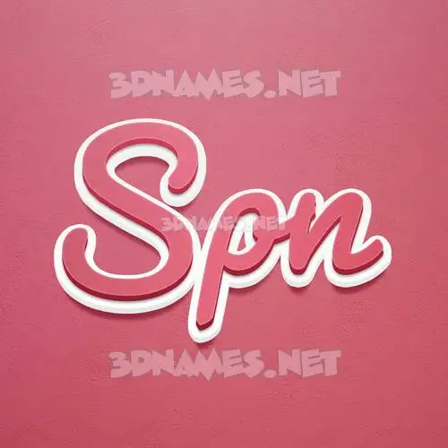 spn in Red Scribble style - 3D name wallpaper spn in Red Scribble style - 3D name wallpaper
